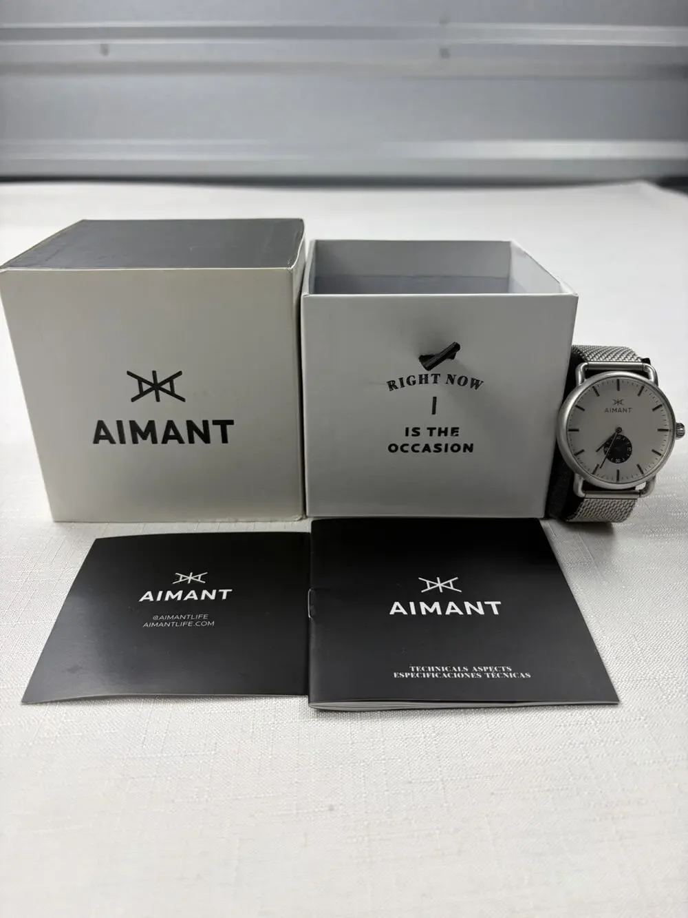 Mykonos Watches | 42 mm Men's Analogue Watch | Stainless Steel Mesh